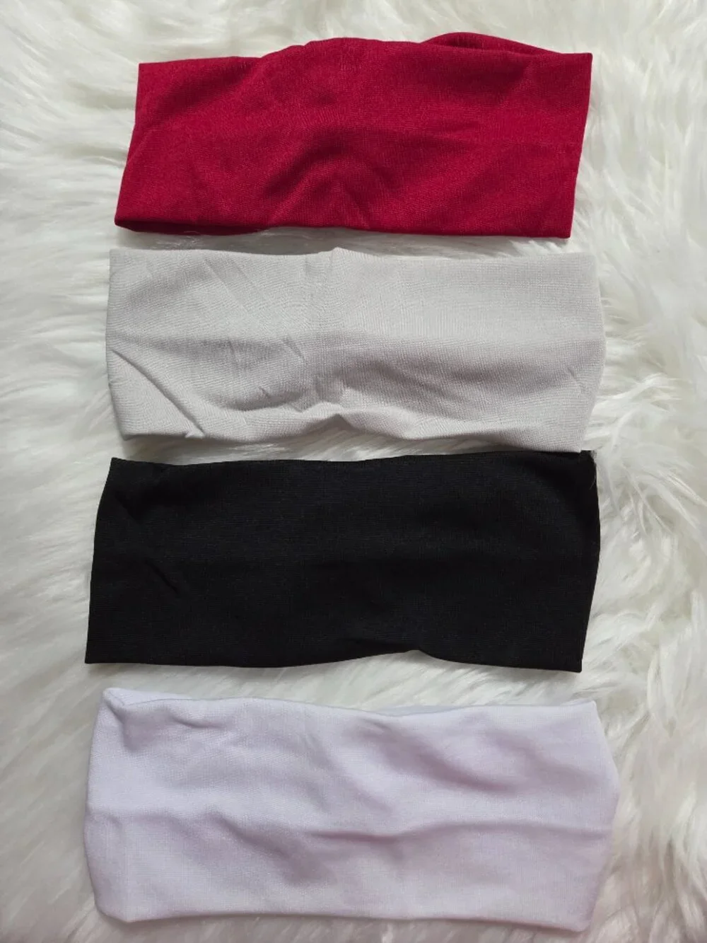 Set of 4 Stretchy Twist Knotted Headbands
